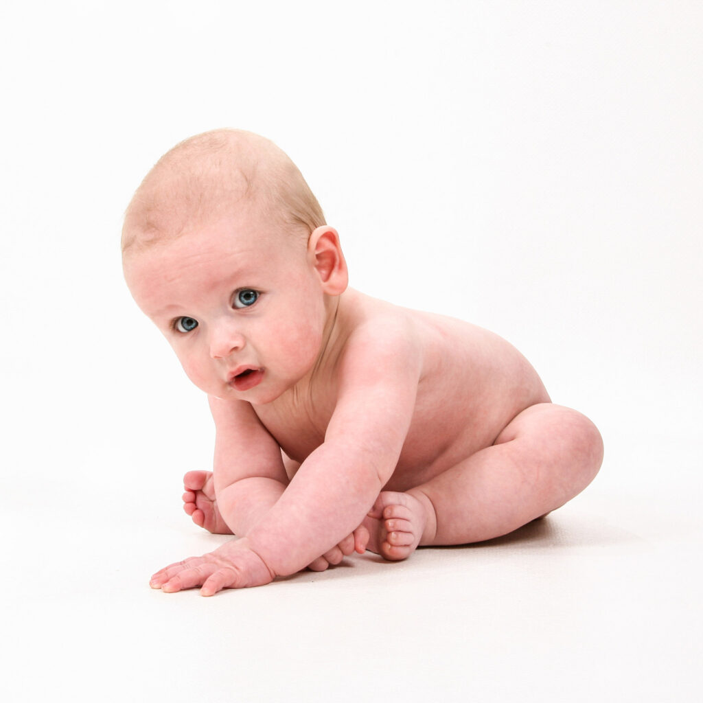 babyfotografie zittende baby
