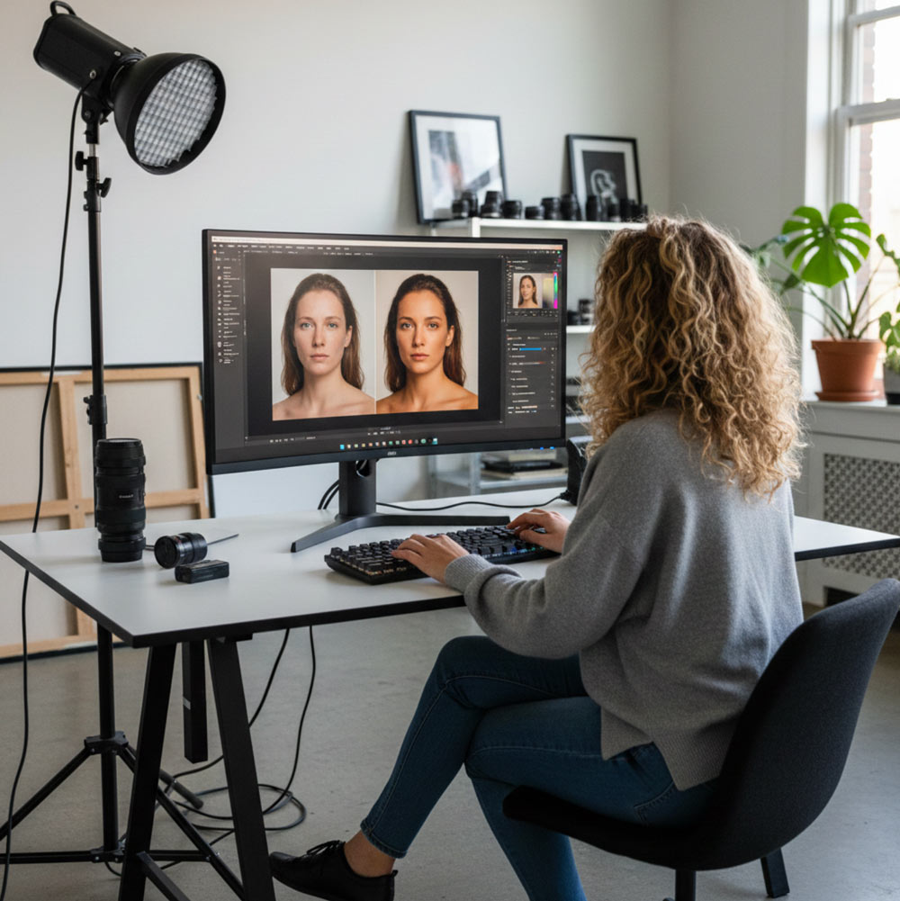 foto bewerken op de computer